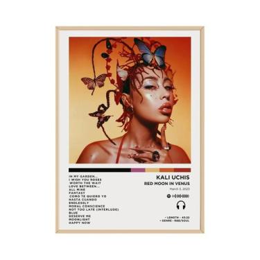 Imagem de Pôster Da Capa Do Álbum Kali Uchis ORQUÍDEAS, Decoração Moderna Para C