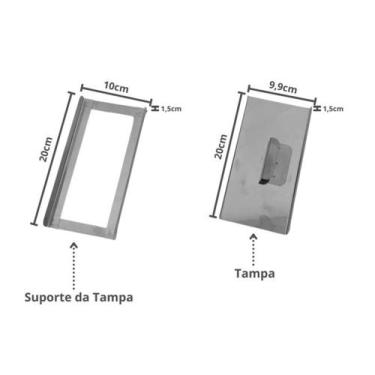 Imagem de Kit Gaveta Cinzas, Vassoura Piaçava, Pá Cinzas, Rodo Limpe - INOX LAUR