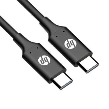 Imagem de Cabo USB-C para USB-C HP, 1 Metros, Preto - 9YF08AA