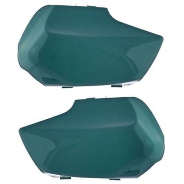 Imagem de Capa De Bengala Cromo Forte Moto Honda Biz 100 1998 À 2005, VERDE PANT