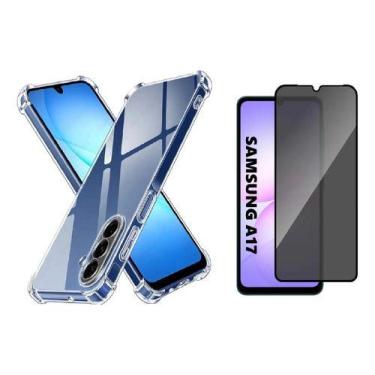 Imagem de Capa Anti Impacto Para Samsung A17 + Película de Vidro Privacidade - n