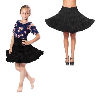 Imagem de Anágua Malco Modes Little Betty para vestido de patente Black M