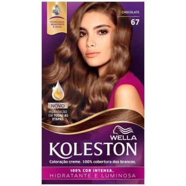 Imagem de TINTURA KOLESTON 67 CHOCOLATE - Coloração Creme com Tratamento Gloss I