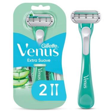 Imagem de Aparelho de Depilação Gillette Venus Extra Suave Sensitive Descartável
