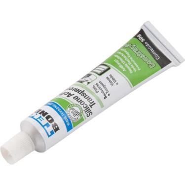 Imagem de Borracha de Silicone Acético, Transparente, 50 g, Tubete, Tekbond Oste