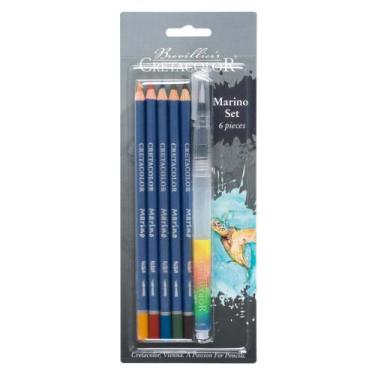 Imagem de Lapis de Cor Aquarelavel Cretacolor Marino 5 Cores