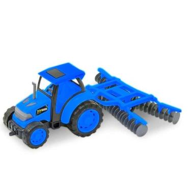 Imagem de Trator Maxx Serie Arado - 7898300572623 - Usual Brinquedos, Azul