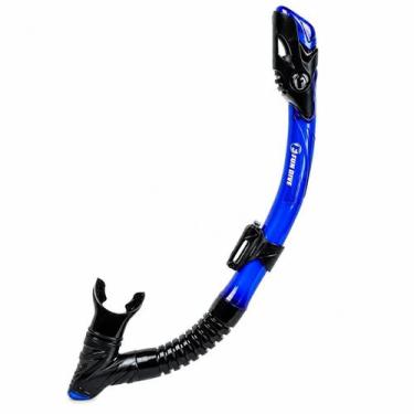 Imagem de Snorkel Sk-10 Dry Dupla Válvula E Quebra Onda - Fun Dive, Preto, Azul