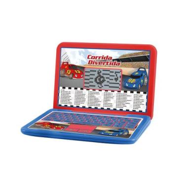 Imagem de Laptop Infantil com 60 Atividades Corrida Divertida - DM Toys