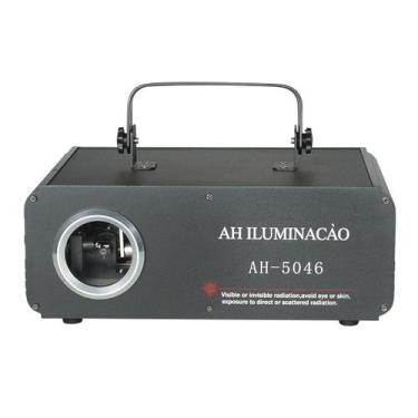 Imagem de Laser RGB Bivolt Com Dmx Auto Sonoro Efeitos De Iluminação Para Dj AH-