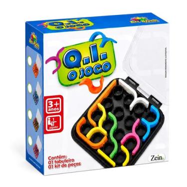 Imagem de Tabuleirod De Mesa Jogo QI Formas Coloridas Concentração Sensorial - A