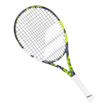 Imagem de Raquete De Tênis Babolat Aero Junior 25 225g Cinza Amarelo