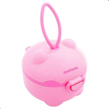 Imagem de Copo Dosador para Leite em Po Capacidade 150G Pratico Rosa Pimpolho
