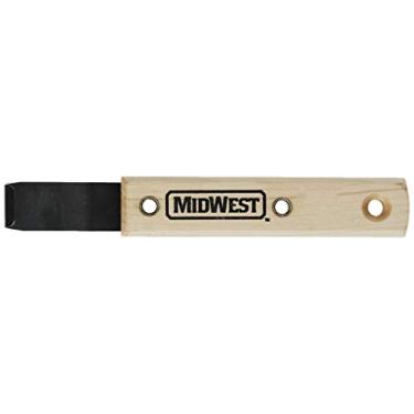 Imagem de Midwest Tool & Cutlery Ferramenta De Remoção De Tapume Midwest – Lâmina De Aço Endurecido Deslocado Com Cabo De Madeira E Orifício Prático Para Pendurar – Mwt-St