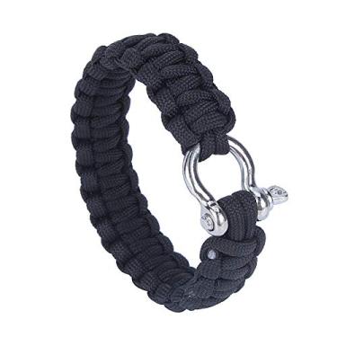 Imagem de Pulseira Paracord, resistente, flexível, prática e ampla, pulseira de sobrevivência para caça