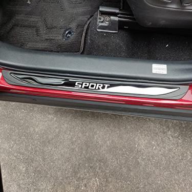 Imagem de GZBFTDH Proteção de Peitoril Soleira da Porta, para Volkswagen TROC Carro Acessórios, Aço Inoxidável Kick Plate Guard de Pedal de Limiar Protetor, Peças para Automóveis