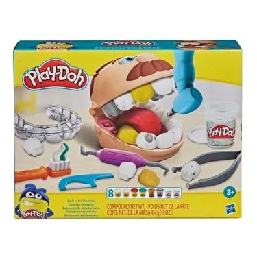 Imagem de Massinha Play Doh Conjunto Brincando De Dentista - Hasbro