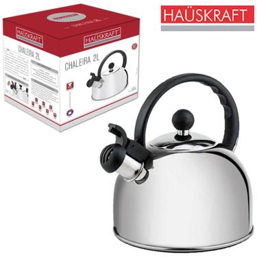 Imagem de Chaleira De Inox Com Apito Hauskraft 2L Na Caixa