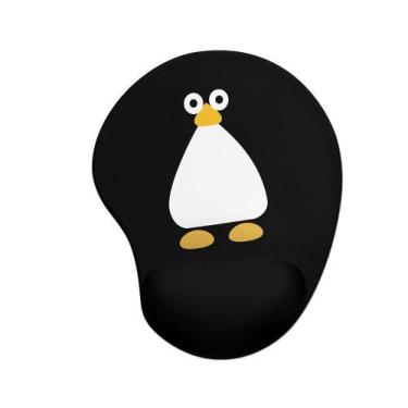 Imagem de Mouse Pad Ergonômico Linux Cute Tux - Artgeek