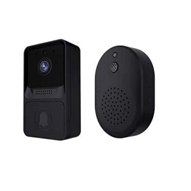 Imagem de Mibee Campainha inteligente para casa WIFI campainha sem fio câmera de segurança com visão noturna interfone para apartamentos e casa