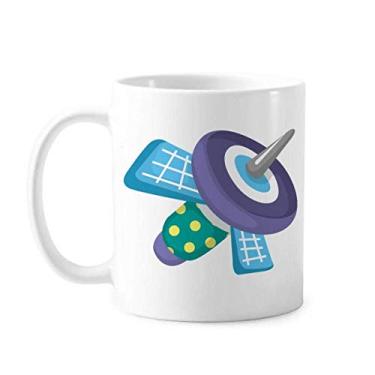 Imagem de Caneca de satélite Universe Alien Monster cerâmica xícara de café porcelana louça