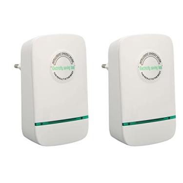 Imagem de Economizador de Energia, 2 Peças AC 90-240V, Caixa de Economia de Eletricidade Confiável e Segura, Proteção contra Surtos de Tensão Estabilizada para Loja (plugue da ue)