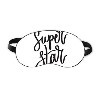 Imagem de Super Star Citação Sleep Eye Shield Capa macia para sombra noturna