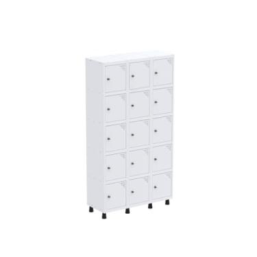 Imagem de Armário Roupeiro 9 Portas Aço Grp 503/9 Branco