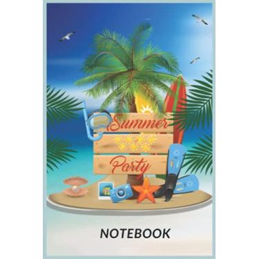 Imagem de Notebook - Summer Season7 Journal: Vacation and Travel Journal-Notebook Planner - 6x9 inch Daily Planner Journal, To Do List Notebook, Daily Organizer, 114 Pages