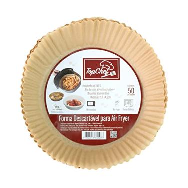Imagem de FORMA DESCARTÁVEL PARA AIR FRYER 15CM COM 50 UNIDADES