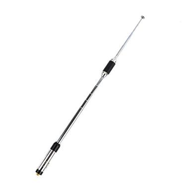 Imagem de TWAYRDIO RH770 SMA-Antena de rádio amador portátil telescópica feminina 2 m 70 cm VHF UHF substituição antena extensível de alto ganho ajuste Kenwood TK-360 TK-370 TK-3200 Walkie Talkie