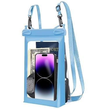 Imagem de Bolsa flutuante universal grande à prova d'água com cordão, bolsa seca subaquática para iPhone 15 14 13 12 11 Pro Max XS XR X, Samsung Galaxy S24 S23 S22 S21 FE Ultra, capa flutuante essencial para