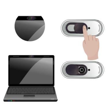 Imagem de Kit Pacote com 10 Película Protetora Cover Ultrafina Adesiva Privacidade Anti Espião para Câmera e Webcam de Notebook, Tablet e Celular