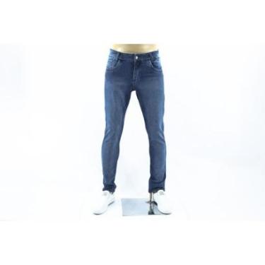 Imagem de CALÇA JEANS BIVIK LY AD SKINNY AZUL ESCURO - MASCULINO-Masculino