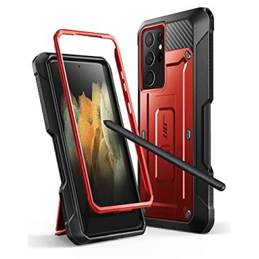 Imagem de SUPCASE Capa para Samsung Galaxy S21 Ultra 5G com Satnd e clipe de cinto (Unicorn Beetle Pro), [S Pen Slot] [Proteção de nível militar] Capa de telefone resistente sem protetor de tela integrado