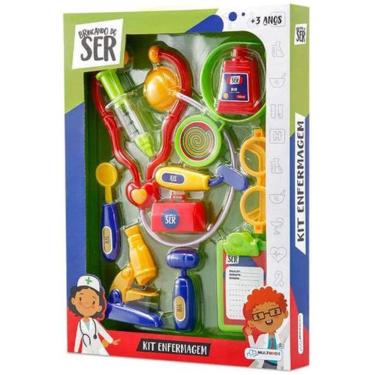 Imagem de Brincando de Ser - Kit de Enfermagem Com Acessorios - Vermelho MULTIKIDS