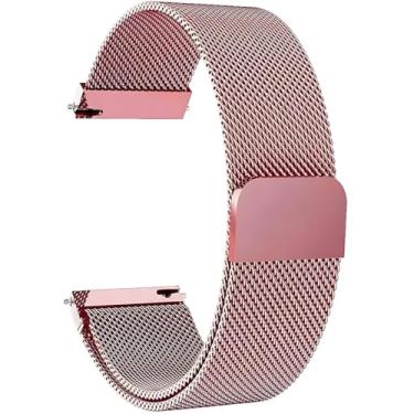 Imagem de Pulseira Milanesa Metal Smartwatch Mormaii Life Glifo 5 Pro DM ACESSÓRIOS (ROSE)