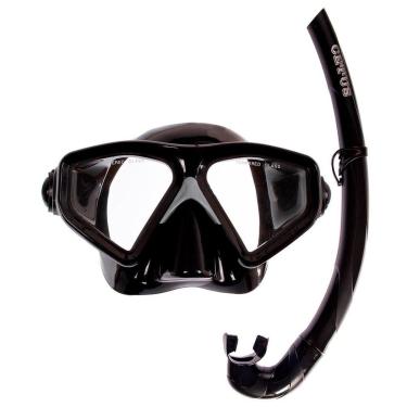 Imagem de Kit de Mergulho Máscara e Respirador Cetus Rapallo Fun Amarelo-Unissex