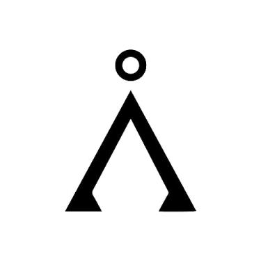 Imagem de Adesivo Símbolo Stargate Decalque de Vinil Notebook Janela de Carro Laptop 8,3 cm x 10 cm (Preto)