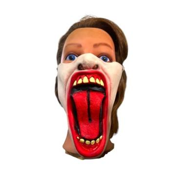Imagem de Fantasia Meia Máscara língua para fora bocão aberto linguão