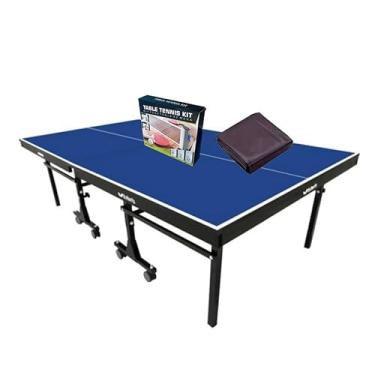 Imagem de MESA PING PONG MDF 25mm 1008 KLOPF + Kit Completo 5091 + Capa Fechada