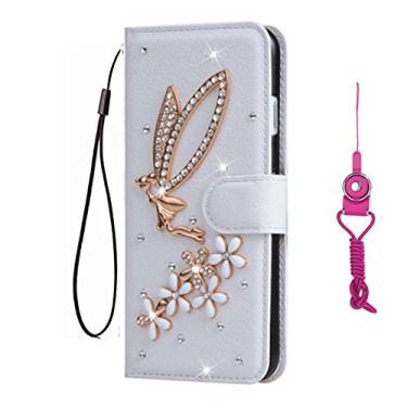 Imagem de Capa HTC One A9, Bling Crystal Diamonds Couro PU Flip Slots Carteira Bolsa Capa Capa Capa para HTC One A9