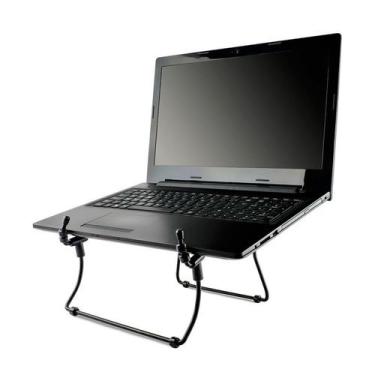 Imagem de Suporte para notebook aco (steel) - RELIZA, Preto