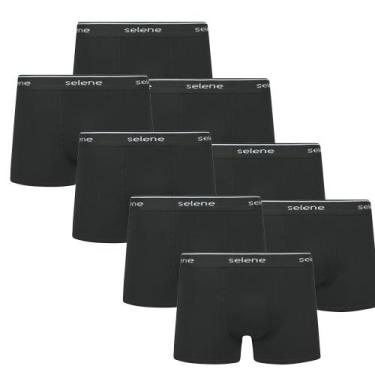 Imagem de Kit Com 8 Cuecas Box Boxer De Algodão Tamanhos Plus Size X1 X2 X3 - Se