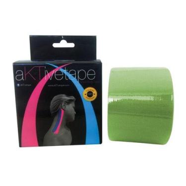 Imagem de Bandagem AKTive Sport Tape Kinesiology - 5cm X 5m - Verde - Aktive Tap