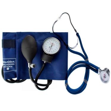 Imagem de Esfigmomanmetro Premium + Estetoscópio Rappaport + Garrote