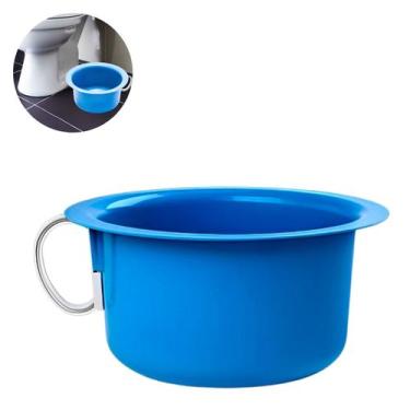 Imagem de Urinol pinico adulto azul de plástico up27 - Arqplast Masculino Femini