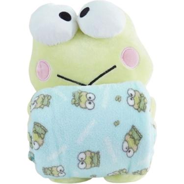 Imagem de Pelúcia com Manta Coral Fleece Turma da Hello Kitty 100x75cm