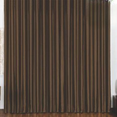 Imagem de Cortina 2 Mts Sala Quarto Escritório Blackout Original para Trilho Suisso - Tabaco