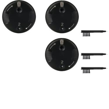 Imagem de Pacote com 3 filtros de cera de ouvido para aparelho auditivo Ceru Guard Disk com escova de limpeza magnética, acessório de substituição para filtro CeruShield Disk Cerumen para Phonak (24 filtros)